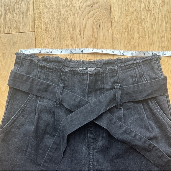 DANCE & MARVEL WASHED BLACK PAPERBAG JEANS - S - Picture 9 of 13